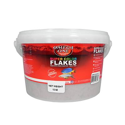 Omega One Super Color Flakes Fish Food 12 ounce Click for larger image Omega One Super Color Flakes Fish Food 12 ounce Click for larger image