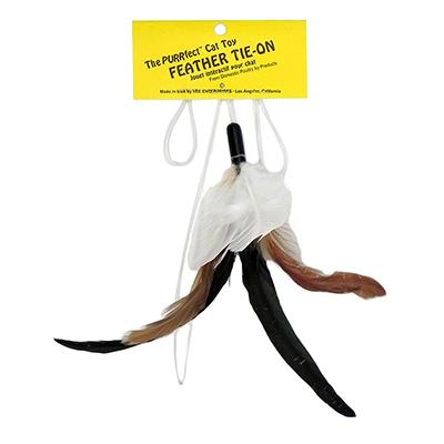 PURRFect Tie On Feather Cat Toy Replacement Part Click for larger image