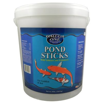 Omega One Pond Sticks Fish Food 8-Lb. Click for larger image Omega One Pond Sticks Fish Food 8-Lb. Click for larger image