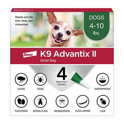Bayer Advantix II Dog 1-10 lb 4 pack Bayer Advantix II Dog 1-10 lb 4 pack