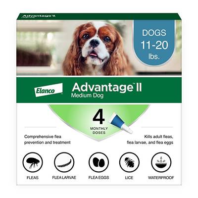 Bayer Advantage II Dog 11-20 lb 4pk Bayer Advantage II Dog 11-20 lb 4pk