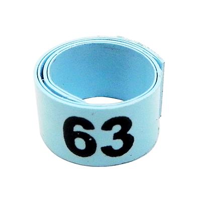 Poultry Numbered Leg Bandette Blue Size 9 (single band) Click for larger image Poultry Numbered Leg Bandette Blue Size 9 (single band) Click for larger image
