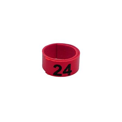 Poultry Numbered Leg Bandette Red Size 11 (single Band) Click for larger image Poultry Numbered Leg Bandette Red Size 11 (single Band) Click for larger image