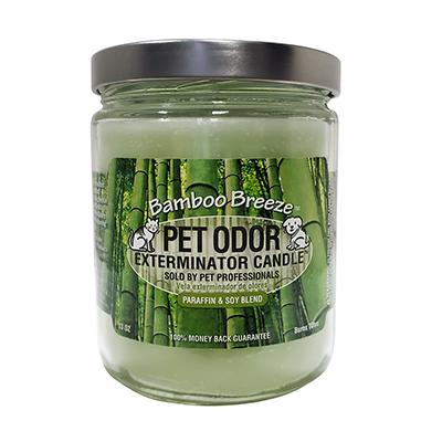Pet Odor Eliminator Bamboo Breeze Candle Click for larger image