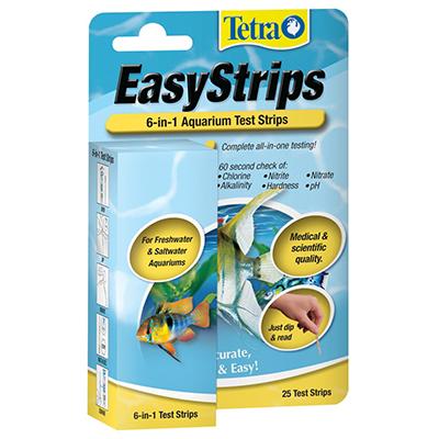 Tetra 6 in 1 Easy Aquarium Test Strips 25ct Click for larger image
