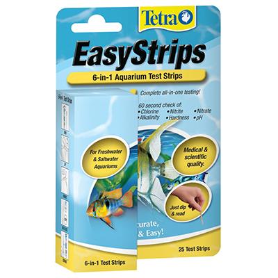 Tetra 6 in 1 Easy Aquarium Test Strips 25ct Click for larger image Tetra 6 in 1 Easy Aquarium Test Strips 25ct Click for larger image