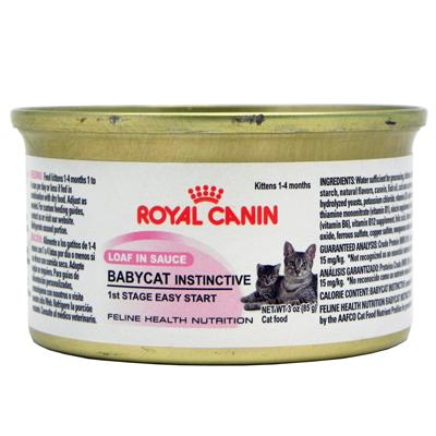 Royal Canin BabyCat Instinctive Mousse Kitten Food 3-oz. Ea Click for larger image