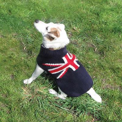 Handmade Dog Sweater Union Jack XXSmall Click for larger image Handmade Dog Sweater Union Jack XXSmall Click for larger image