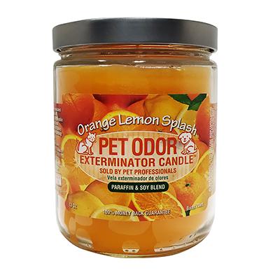 Pet Odor Eliminator Lemon Splash Candle Click for larger image