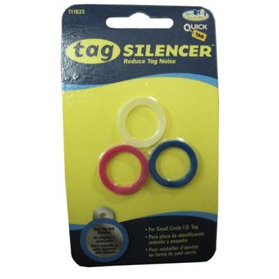Tag Silencer Small Circle Dog Tag Accessory 3 Pack Tag Silencer Small Circle Dog Tag Accessory 3 Pack
