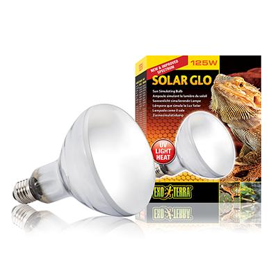 Exo Terra Solar Glo 125 watt UV Reptile Bulb Exo Terra Solar Glo 125 watt UV Reptile Bulb