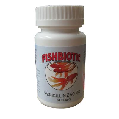 Fishbiotics Penicillin Aquarium Antibiotic 250mg 60 ct Click for larger image Fishbiotics Penicillin Aquarium Antibiotic 250mg 60 ct Click for larger image