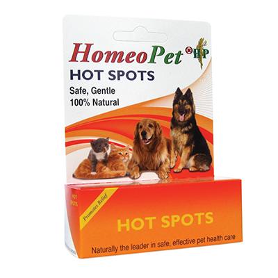 Homeopet Hot Spots Homeopathic Pet Remedy 15ML Click for larger image