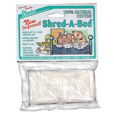 Oasis Shred-A-Bed Hamster Bedding Click for larger image
