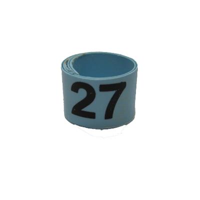 Poultry Numbered Leg Bandette Blue Size 7 (single band) Click for larger image Poultry Numbered Leg Bandette Blue Size 7 (single band) Click for larger image