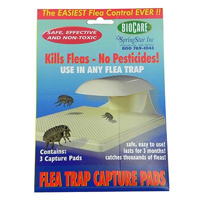 Springstar Electric Flea Trap Capture Pad Refills 3pk Click for larger image Springstar Electric Flea Trap Capture Pad Refills 3pk Click for larger image