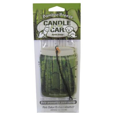 Candle For the Car Fresh Bamboo Breeze Pet Odor Eliminator Click for larger image Candle For the Car Fresh Bamboo Breeze Pet Odor Eliminator Click for larger image