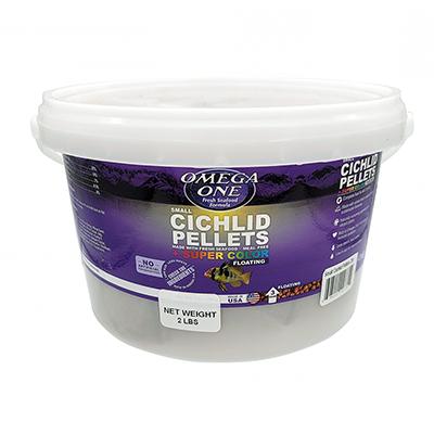 Omega One Small Floating Cichlid Pellets Fish Food 2-Lbs. Click for larger image Omega One Small Floating Cichlid Pellets Fish Food 2-Lbs. Click for larger image