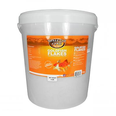 Omega One Goldfish Flakes Fish Food 5-Lb. Click for larger image Omega One Goldfish Flakes Fish Food 5-Lb. Click for larger image