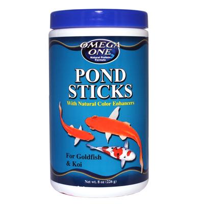 Omega One Pond Sticks Fish Food 8-oz. Click for larger image