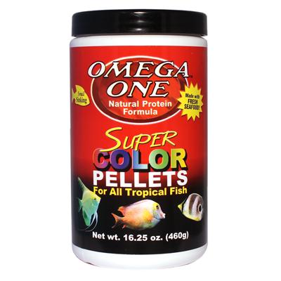 Omega One Super Color Sinking Pellets Fish Food 1-Lb. Omega One Super Color Sinking Pellets Fish Food 1-Lb.
