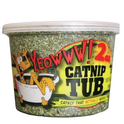 Yeowww! Potent Fresh Catnip 2-oz. Tub Click for larger image