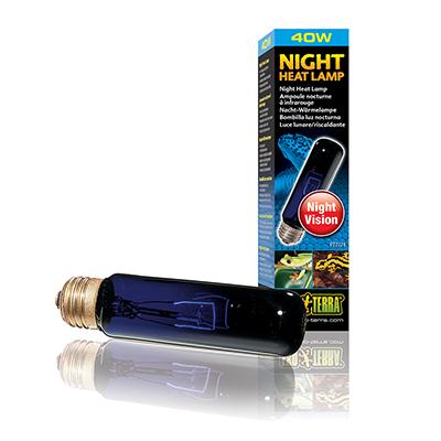 Exo Terra Night Heat T10 40w Moonlight Bulb for Terrariums Exo Terra Night Heat T10 40w Moonlight Bulb for Terrariums