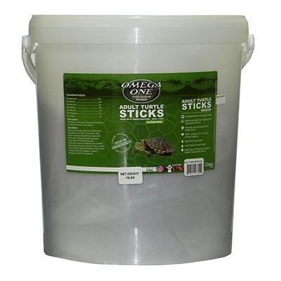 Omega One Floating Adult Turtle Sticks 10lb Click for larger image Omega One Floating Adult Turtle Sticks 10lb Click for larger image