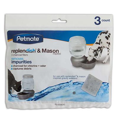 Replendish Gravity Waterer Replacement Filter 3 Pack Click for larger image