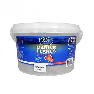Omega One Garlic Marine Flakes Fish Food 12-oz. Click for larger image Omega One Garlic Marine Flakes Fish Food 12-oz. Click for larger image
