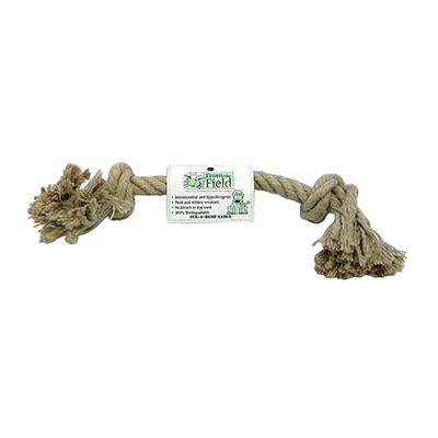 Tug-a-Hemp Large Natural Hemp Rope Bone Dog Toy Click for larger image