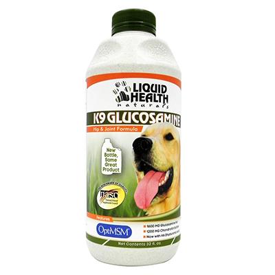 Liquid Health K9 Glucosamine Hip and Joint 32oz Click for larger image