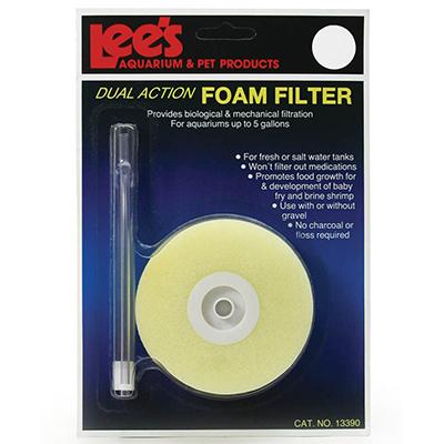 Lee's Sponge Filter for Bowls and Aquariums up to 5 Gallons Lee's Sponge Filter for Bowls and Aquariums up to 5 Gallons