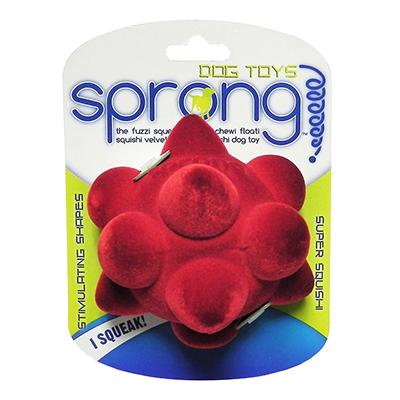 Sprong Large Cone Dome Ball Floating Squishi Plush Dog Toy Sprong Large Cone Dome Ball Floating Squishi Plush Dog Toy