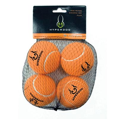 Hyper Pet Orange Tennis Ball Dog Toy 4 pack Hyper Pet Orange Tennis Ball Dog Toy 4 pack