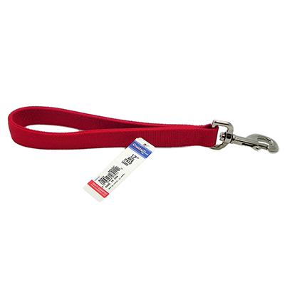 Nylon Dog Traffic Leash 1-inch x 1 foot Red Nylon Dog Traffic Leash 1-inch x 1 foot Red