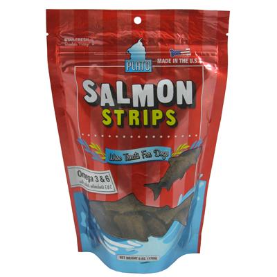 Plato Salmon Dog Treats 6-oz. Click for larger image