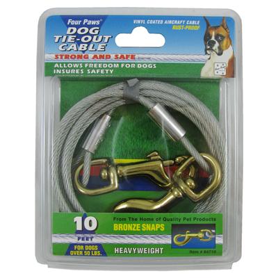 Heavy Weight Tie-Out Cable for Dogs 10-ft. Heavy Weight Tie-Out Cable for Dogs 10-ft.