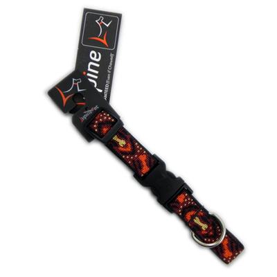 Dog Collar Adjustable Nylon Down Under 13-22 3/4 inch wide Dog Collar Adjustable Nylon Down Under 13-22 3/4 inch wide