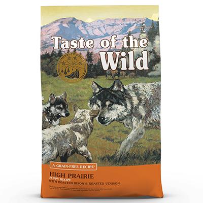 Taste of the Wild High Prairie Grain-Free Puppy Food 5Lb. Taste of the Wild High Prairie Grain-Free Puppy Food 5Lb.