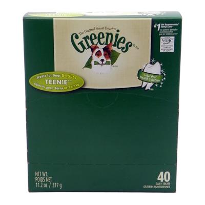 Greenies Teenie Size Dog Dental Treat 40 Pack Greenies Teenie Size Dog Dental Treat 40 Pack