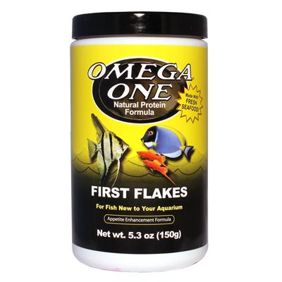 Omega One First Flake Fish Food 5.3 ounce Click for larger image Omega One First Flake Fish Food 5.3 ounce Click for larger image