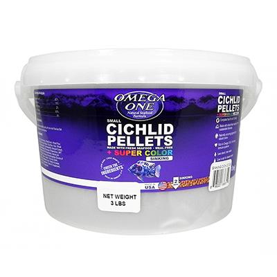 Omega One Super Color Cichlid Sm Sinking Fish Pellets 3-lb Click for larger image Omega One Super Color Cichlid Sm Sinking Fish Pellets 3-lb Click for larger image