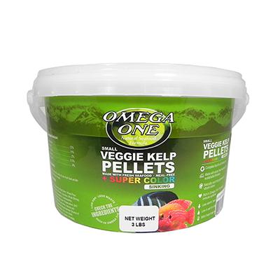 Omega One Super Color Kelp Sm Sinking Pellets Fish Food 3-lb Click for larger image Omega One Super Color Kelp Sm Sinking Pellets Fish Food 3-lb Click for larger image