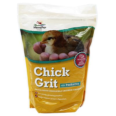 Manna Pro Chick Grit with Probiotics 5lb Click for larger image Manna Pro Chick Grit with Probiotics 5lb Click for larger image