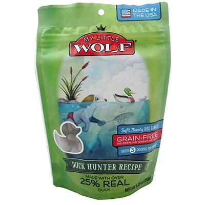 Waggers My Little Wolf Dog Treat Duck Hunter Recipe 5.29 oz Waggers My Little Wolf Dog Treat Duck Hunter Recipe 5.29 oz