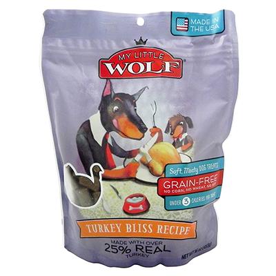 Waggers My Little Wolf Dog Treat Turkey Recipe 16 oz Waggers My Little Wolf Dog Treat Turkey Recipe 16 oz