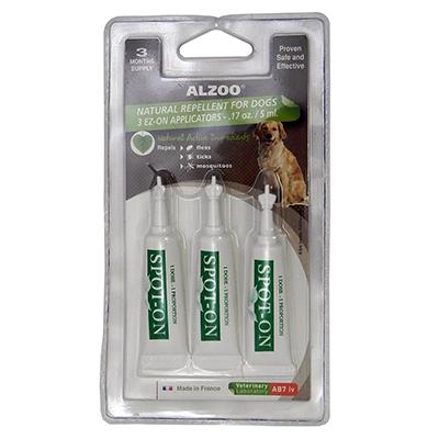 Alzoo Natural Repellent Topical Treatment 3 Pack For Dogs Alzoo Natural Repellent Topical Treatment 3 Pack For Dogs