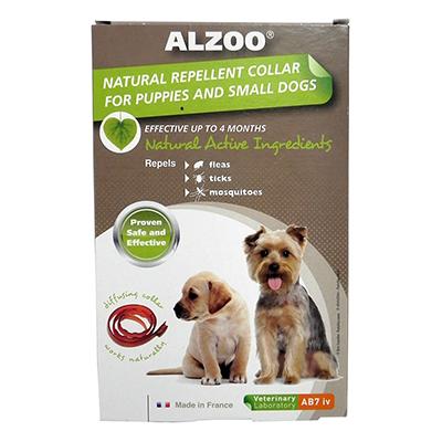 Alzoo Natural Flea and Tick Repellent Dog Collar Small Click for larger image Alzoo Natural Flea and Tick Repellent Dog Collar Small Click for larger image
