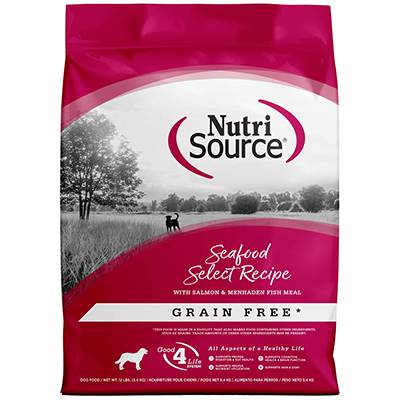 NutriSource Seafood Select Entree Grain Free Dog Food 15lb NutriSource Seafood Select Entree Grain Free Dog Food 15lb